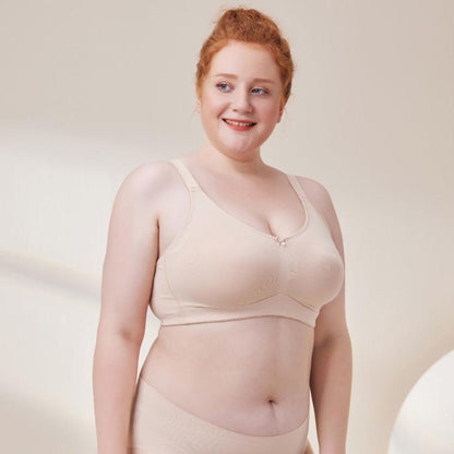 Naomi Seamless Wireless Full Coverage Comfort Daily Plus Size Bra