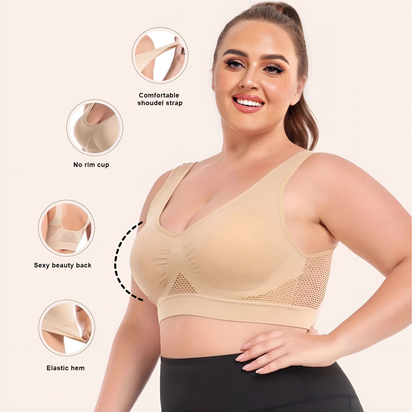 Ava Breathable Cool Lift-up Air Bra